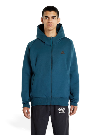 Huppari adidas Originals Z.N.E. Premium Full-Zip Hooded Track Jacket Arctic Night Vihreä | IN5087
