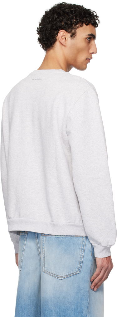 Villapaita Acne Studios Acne Studios Crew Neck Fleece Sweatshirt Harmaa | CI0186-, 2