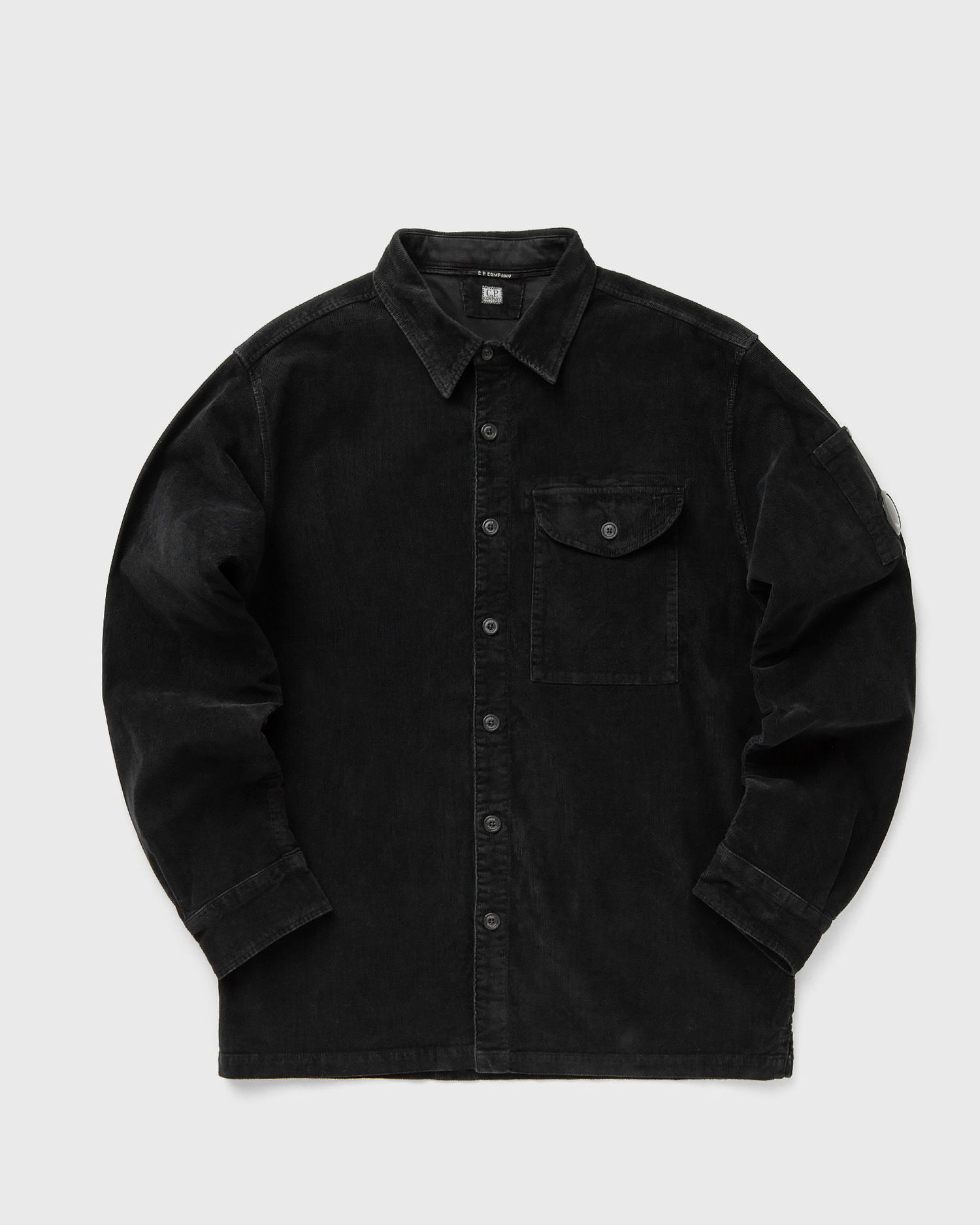 Paita C.P. Company Corduroy Long Sleeve Shirt Musta | 19CMSH071A006410O-999, 1
