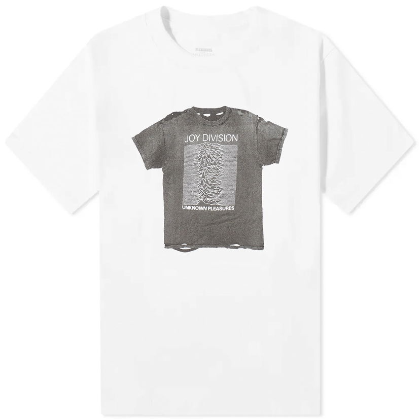T-paita Pleasures Broken In T-Shirt Valkoinen | P24JD016-WHITE