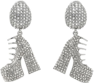 Korvakorut Marc Jacobs Marc Jacobs Kiki Crystal Platform Boots Drop Earrings Metallinen | 2R3JER001J77, 0