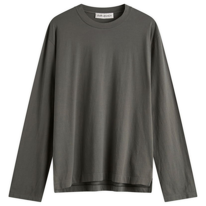 T-paita OUR LEGACY Our Legacy Box Long Sleeve T-Shirt Harmaa | M4256BG