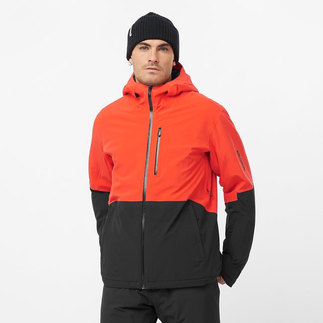 Parka Salomon Waterproof Hooded Ski Jacket Punainen | LC2353500