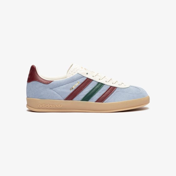 Tennarit ja kengät adidas Originals Gazelle Indoor Blue Dawn Collegiate Burgundy Harmaa | IG4994, 1