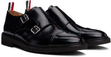 Vaatteet Thom Browne Thom Browne Soft Spazzolato Double Monk Strap Shoes Musta | MFG018C-L0043, 3