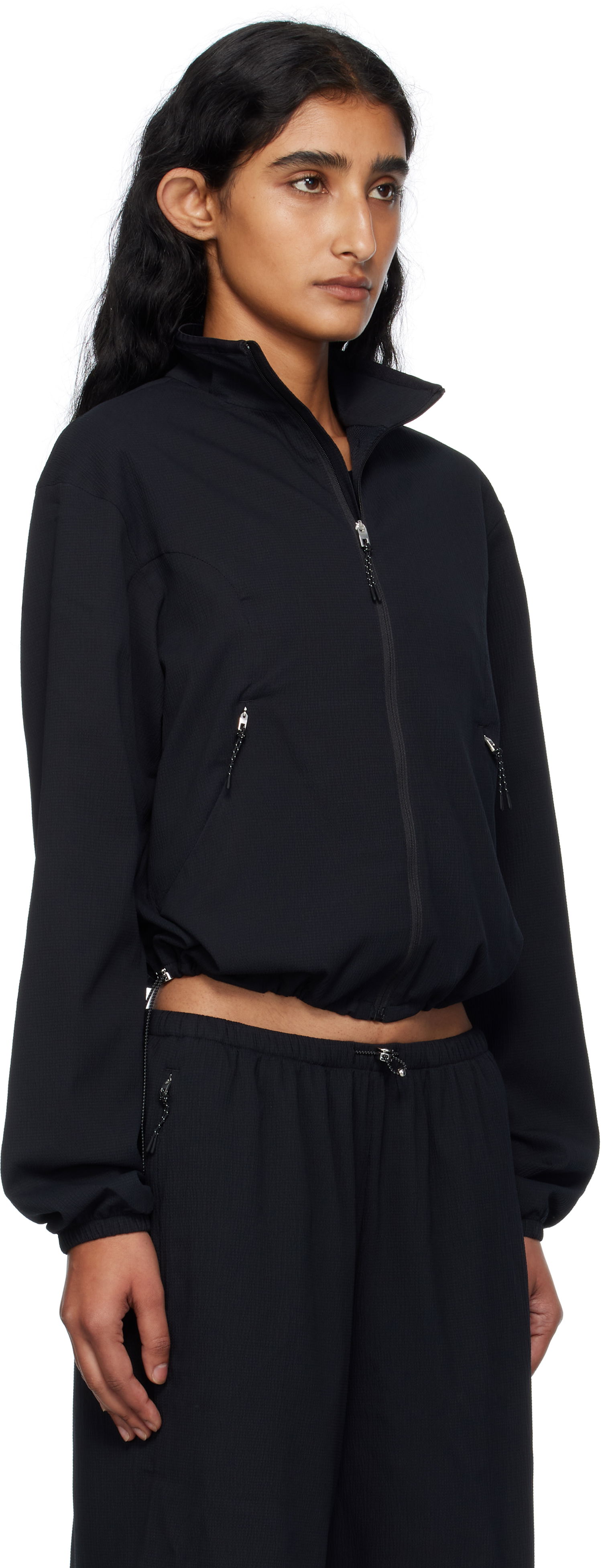 Takki On Running Zendaya Edition Cropped Track Jacket Musta | 1WF31100553, 1
