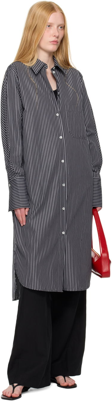 Mekko TOTEME TOTEME Striped Shirt Dress Musta | 253-WRD0201-FB0436, 3