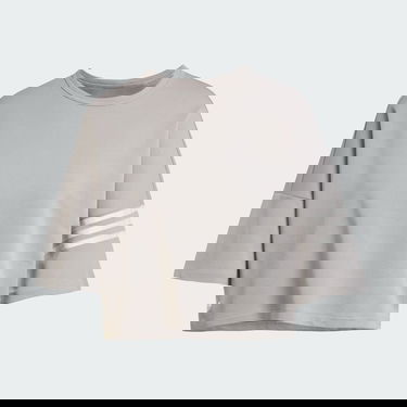 Crop top adidas Performance Neuclassics Cropped Three Stripe Sweatshirt Harmaa | JI8509, 3