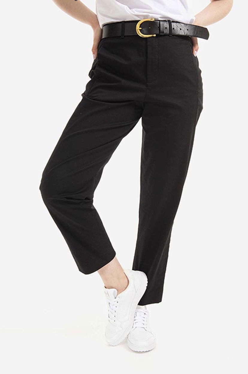 Housut WOOLRICH Trousers Medium Waist Musta | CFWWTR0118FRUT3028