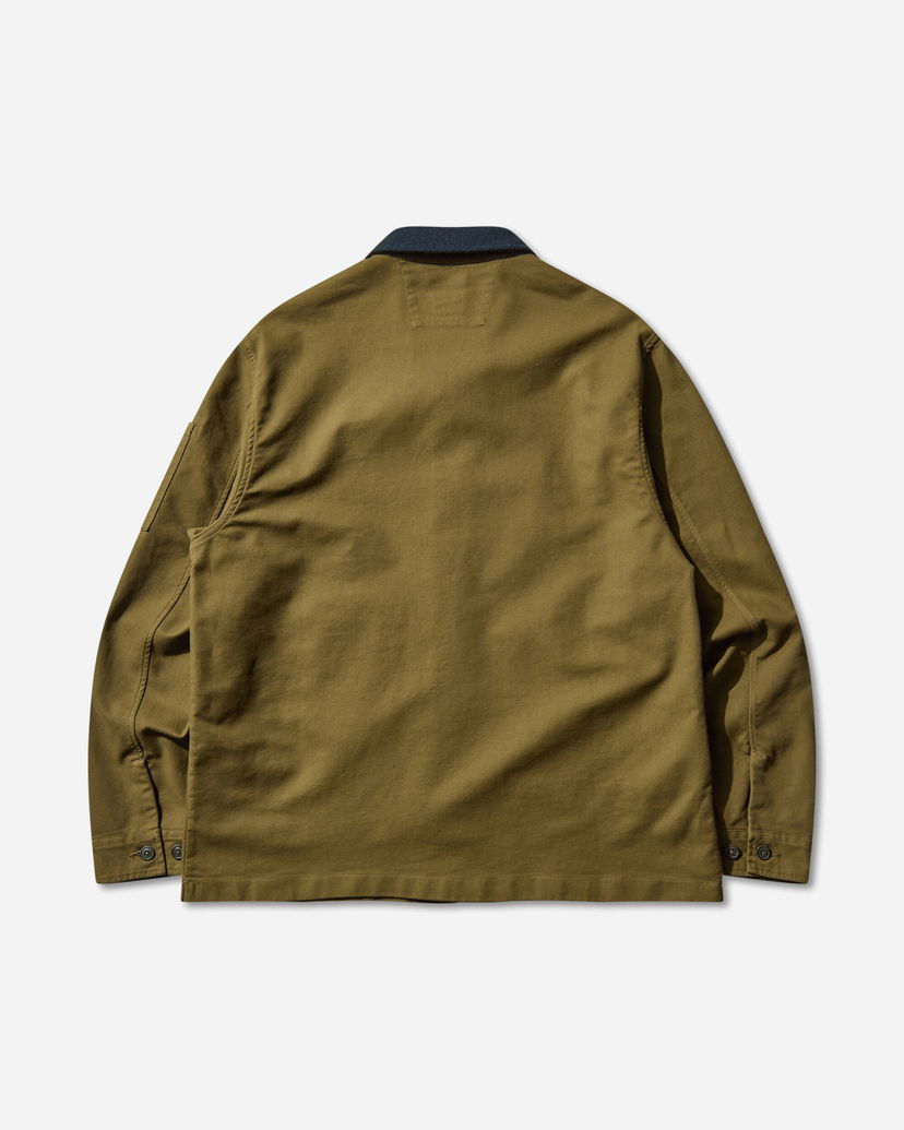 Paita C.P. Company Double Satin Utility Overshirt Vihreä | 19CMOS286A-110471G 652
