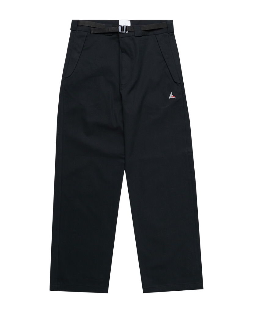 Cargo housut ROA ROA Buckle Chino Pants Musta | RBMW0380FA267