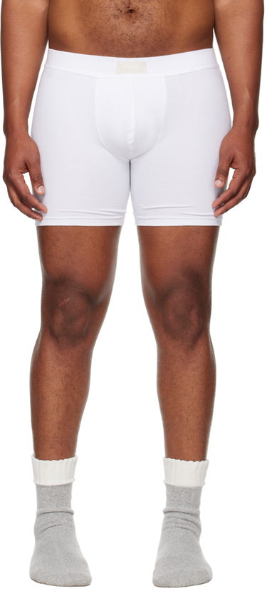 Nyrkkeilijät SKIMS Three-Pack Cotton Boxer Briefs Musta | BO-BBR-5635M, 3