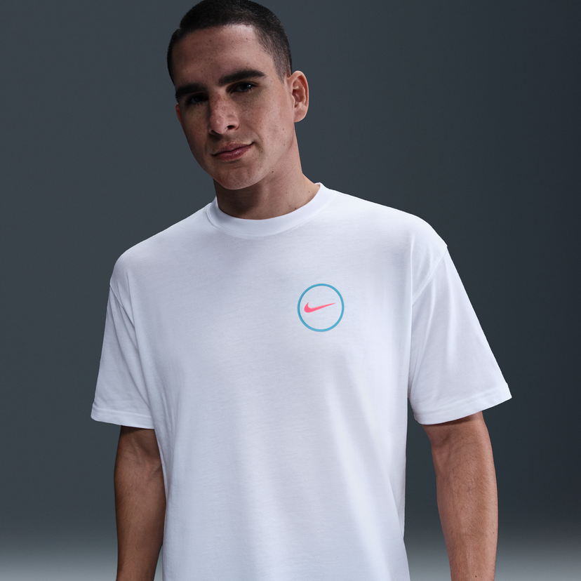T-paita Nike Nike Max90 Basketball T-Shirt Valkoinen | HJ3406-100