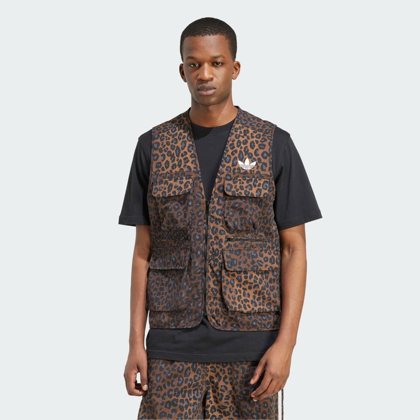Liivi adidas Performance Leo Vest Ruskea | JV7557