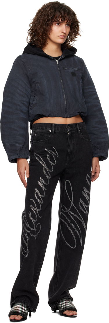 Takki Alexander Wang Padded Cropped Hooded Jacket Sininen | 4WC4242095, 3