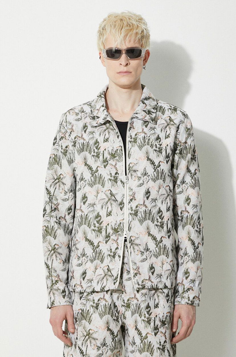 Tuulitakki Pleasures Parrot Work Jacket Vihreä | P24SP028.GREY