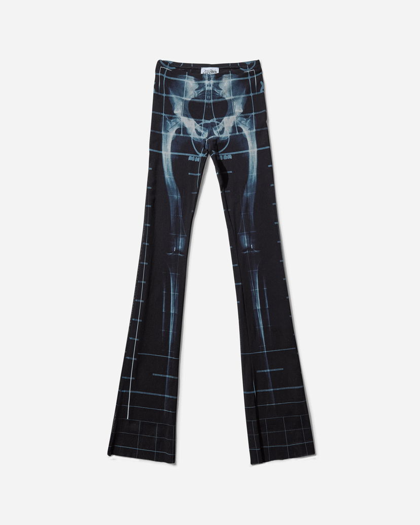 Leggingsit Jean Paul Gaultier Squeletor Flare Pants Musta | 25-33-F-PA183-T580 005956
