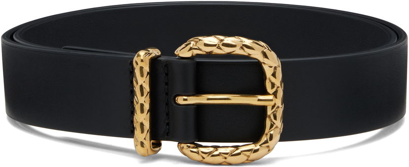 Vyöt Bottega Veneta Bottega Veneta Coaxial Loop Belt Musta | 826665VALKO1019