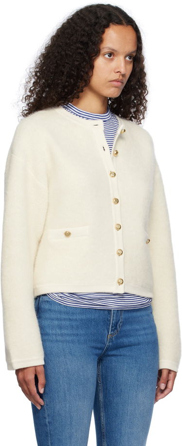 Villapaita rag & bone rag & bone Kaia Boucle Cardigan Valkoinen | WAS24F047AA47, 1