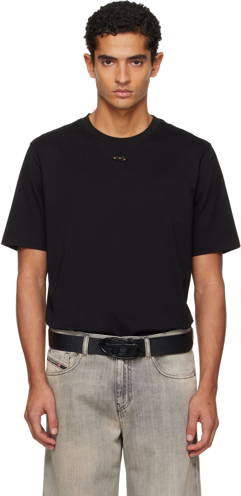 T-paita Diesel T-Adjust-Marey T-shirt Musta | A19420-0NIAX-9XX