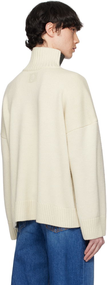 Villapaita JW Anderson JW Anderson Dual Tone Turtleneck with Patch Pocket Harmaa | KW1308-YN0367, 2