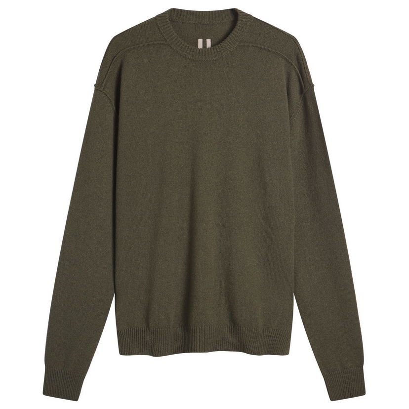Villapaita Rick Owens Rick Owens Knit Crew Sweater Vihreä | RU02E1684-WSBR-25