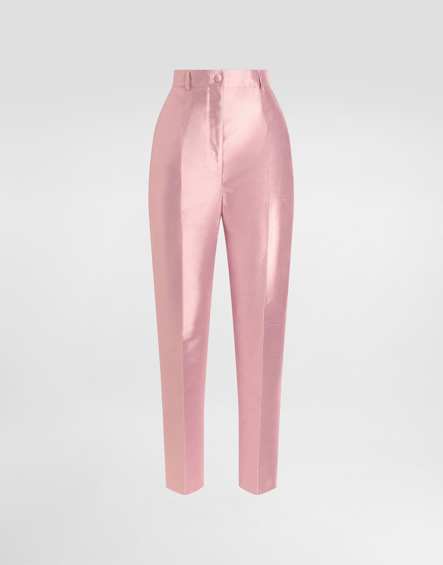 Housut Dolce & Gabbana Dolce & Gabbana Shantung Silk Trousers Vaaleanpunainen | FTAM2TFU1JKF1452, 0