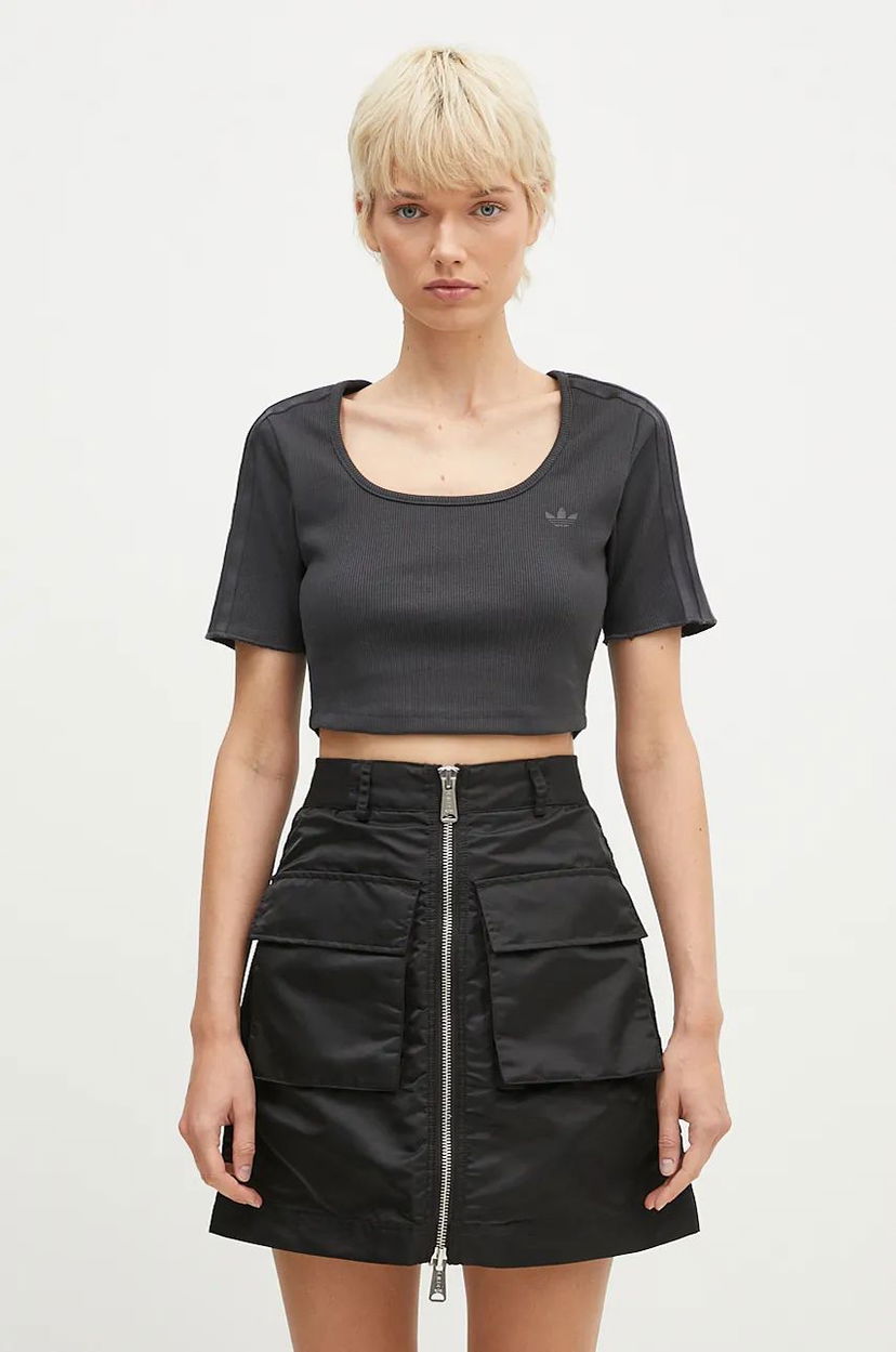 Crop top adidas Originals Originals Femme Galore Baby T-Shirt Musta | JN3013