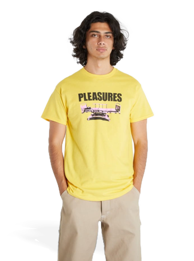T-paita Pleasures s krátkým rukávem Bed Keltainen | P23F048 YELLOW