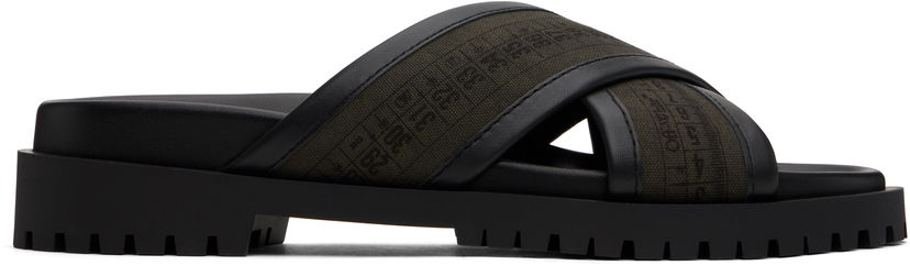 Tennarit ja kengät Off-White Off-White Chicago Crisscross Sandals Musta | OMIH002S25FAB0015610