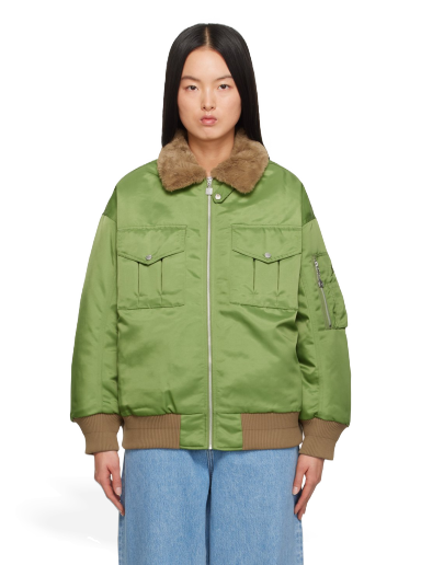 Bomber-takki Jordan Green Zip Vihreä | FB5088-340