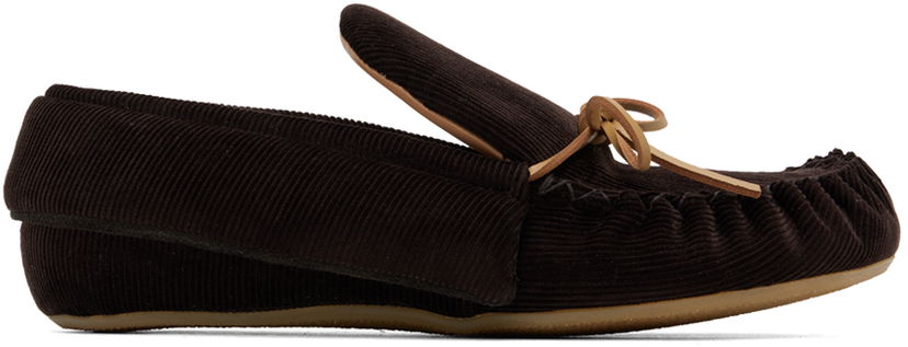 Vaatteet JW Anderson JW Anderson Corduroy Loafers Ruskea | ANM43532A