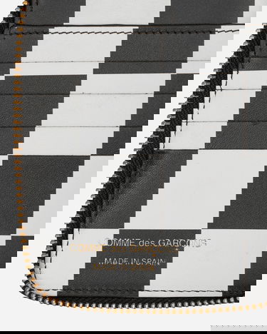 Lompakko Comme des Garçons Classic Print Zip-Around Wallet Musta | SA2100CP 1, 4