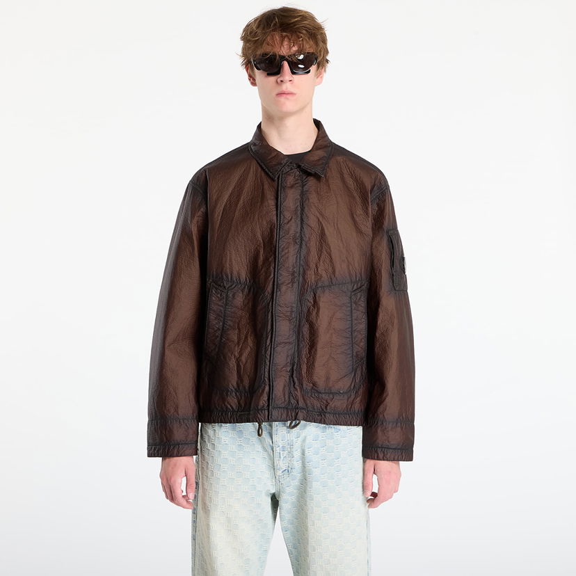 Takki C.P. Company Feltro Bi-Film Short Jacket Ivy Green Metallinen | 19CMOW221A110403G-683