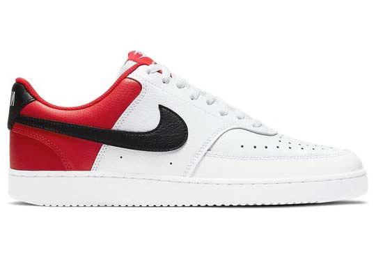 Tennarit ja kengät Nike Court Vision Low White Black University Red Valkoinen | DH0851-100, 0