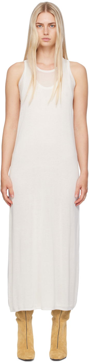 Mekko TOTEME TOTEME Layered Maxi Dress Valkoinen | 243-WRD0128-YA0079