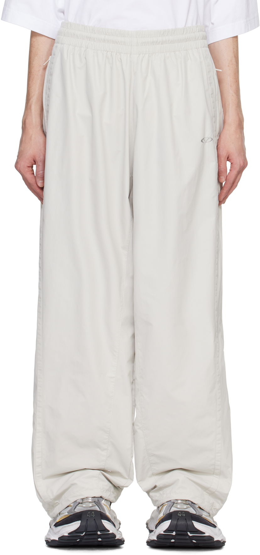 Verryttelyhousut VETEMENTS Oval Logo Track Pants Harmaa | UA66PA320W