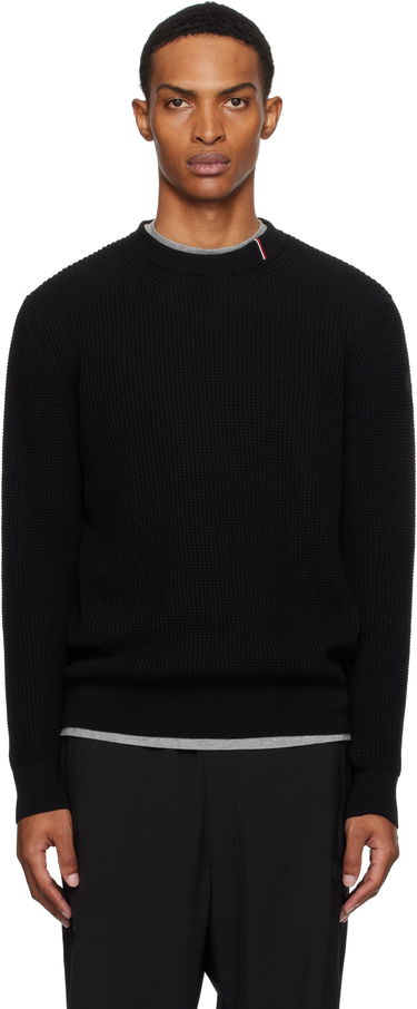 Villapaita Moncler Moncler Crew Neck Sweater Musta | K20919C00011M1367, 0