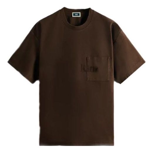 T-paita KITH KITH Quinn Pocket T-Shirt Ruskea | KHM030945-275