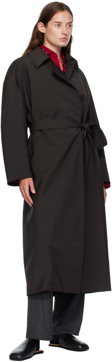 Takit OUR LEGACY OUR LEGACY Pinstripe Court Coat Musta | W4251CC, 3