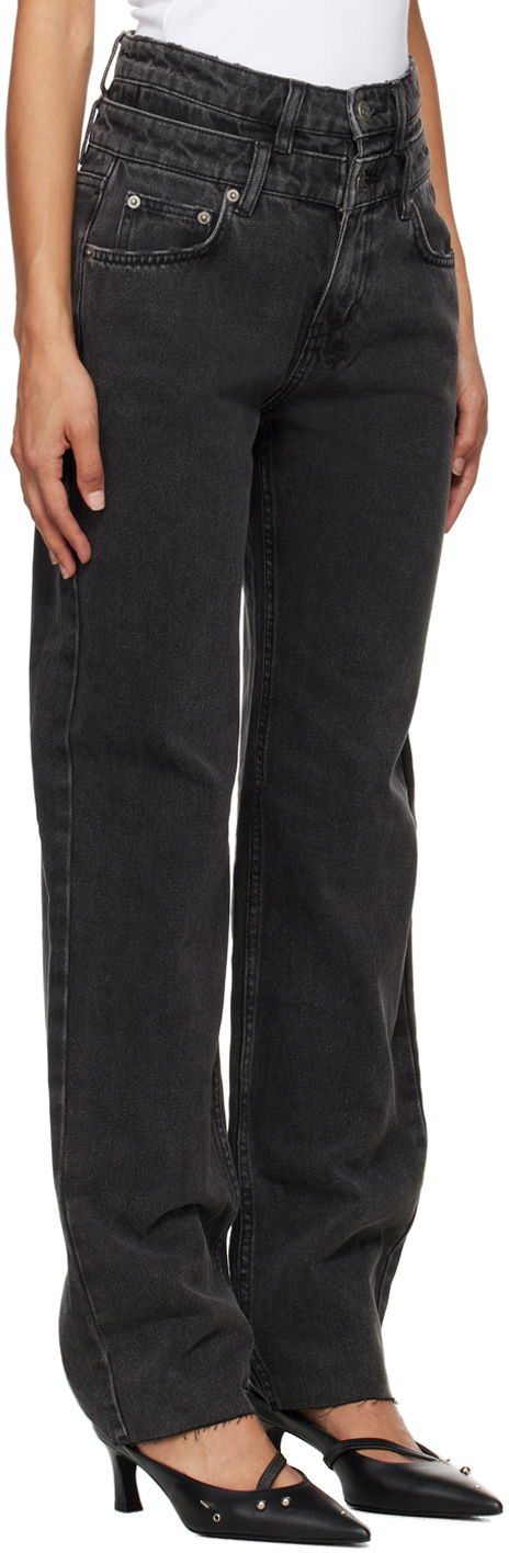 Jeans Ksubi Ksubi Playback Rework Shadow Jeans Musta | WFA24DJ003, 1