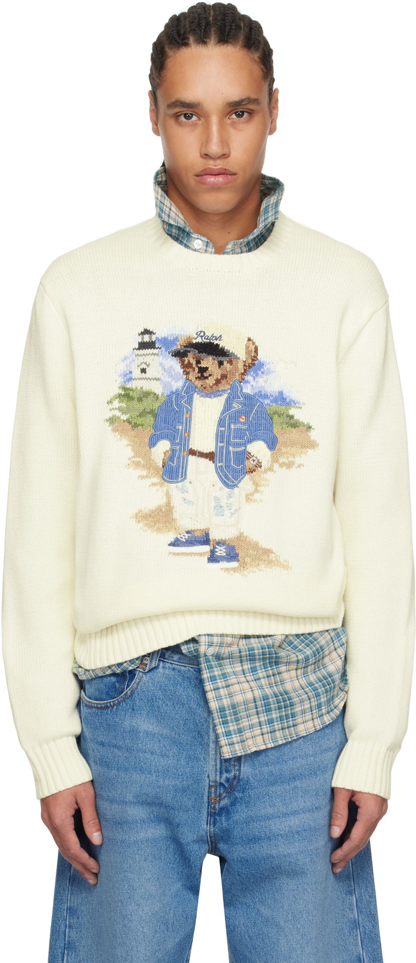 Villapaita Polo by Ralph Lauren Ralph Lauren Polo Bear Sweater Keltainen | 710964797001