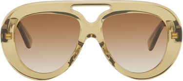 Aurinkolasit Loewe Round Spoiler Aviator Sunglasses Beige | LW40144U 192337178948, 0