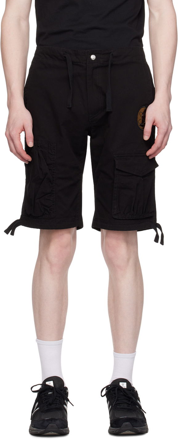 Shortsit BILLIONAIRE BOYS CLUB Patch Shorts Musta | B24115