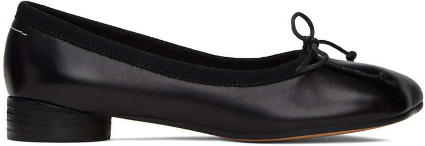 Vaatteet Maison Margiela MM6 Black Anatomic Classic Ballerina Flats Musta | S59WZ0096 P3628