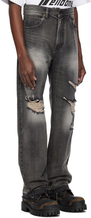 Jeans We11done We11done Distressed Jeans Harmaa | WD-DP0-25-333-M-BK, 1