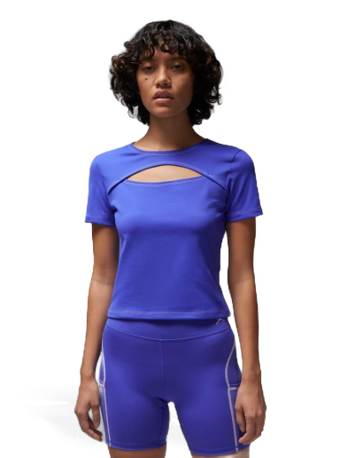T-paita Jordan Sport Keyhole T-Shirt Violetti | DX0464-430