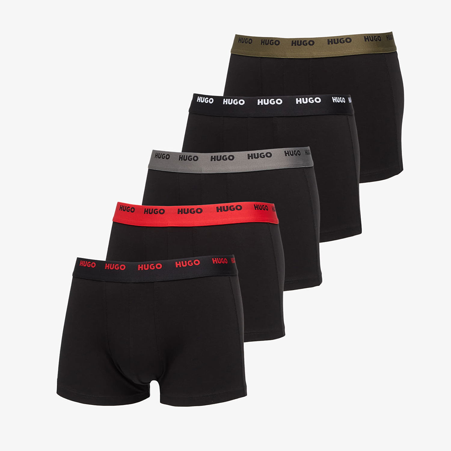 Nyrkkeilijät BOSS Boxerky Hugo Trunk 5-Pack Multicolor Musta | 50532619-003, 0