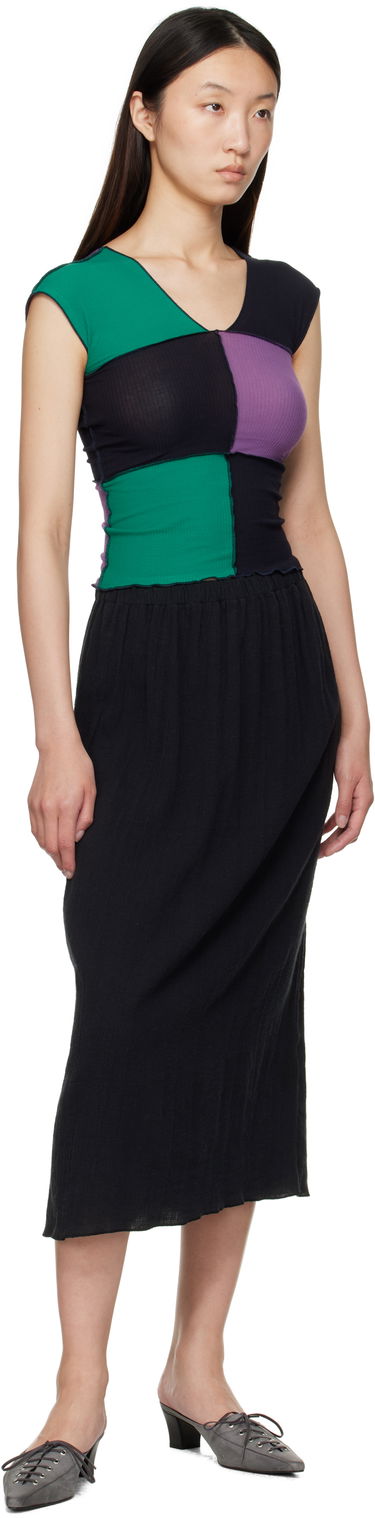 Tankkitoppi Baserange Baserange Teak Patchwork Tank Top Monivärinen | TTTT-CR-AU25, 3