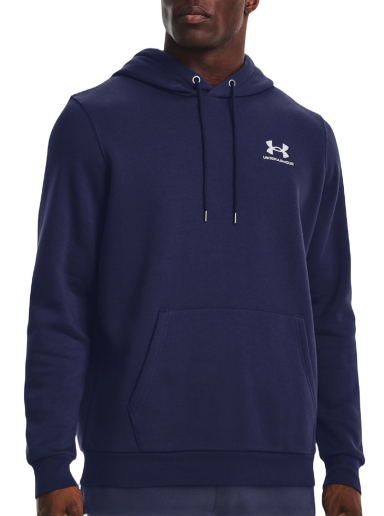 Huppari Under Armour Hoodie Essential Fleece Tummansininen | 1373880-410
